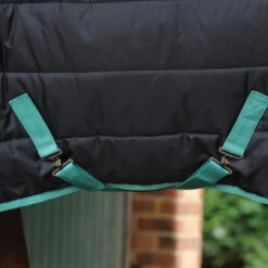 Weatherbeeta GreenTec StandardNeck Medium Lightweight Horse Stable Rug (Black/Bottle Green) -Horse Riding Equipment Store k06b5934a0e10aed694102d7fa504aed4