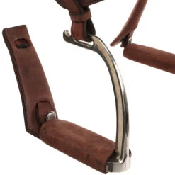 Horse Riding Hacking Saddle For Horse Escape - Brown -Horse Riding Equipment Store k0c7161c0a4de46114a28e72fa42cc621