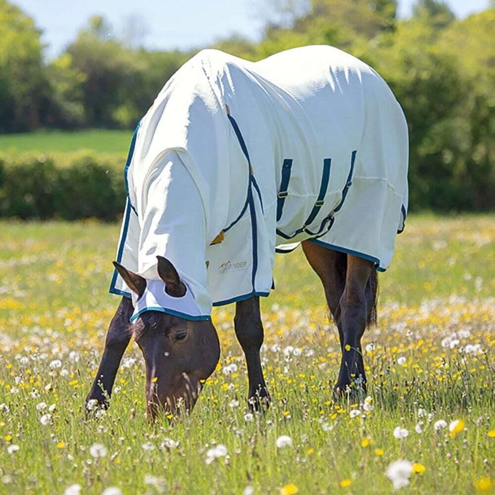 Highlander Plus Sweetitch Horse Combo Rug (White) 2 Highlander Plus Sweetitch Horse Combo Rug (White) - Image 2