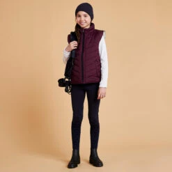 Kids' Warm Padded Horse Riding Gilet 500 -Horse Riding Equipment Store k1a2100929abeff303b3915732349f030