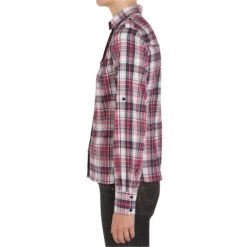 Sentier Women's Long-Sleeved Horse Riding Shirt - Pink And White Checks -Horse Riding Equipment Store k21592df8b3db8e2753f21147c0deaeb4