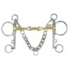 Brass Lozenge Horse Pelham Bit (Brass)