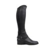 Saxon Childrens/Kids Equileather Half Chaps (Black)