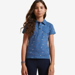 Girls' Horse Riding Short-Sleeved Polo Shirt 140 -Horse Riding Equipment Store k3fcba3656cd5e5e24b7fefeb31ea735a