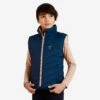 Kids' Warm Padded Horse Riding Gilet 500