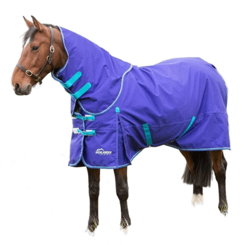Highlander Original 50g Horse Turnout Rug & Neck Cover (Royal Blue) 1 Highlander Original 50g Horse Turnout Rug & Neck Cover (Royal Blue)