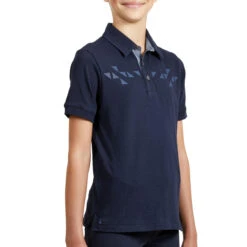 Boys' Horse Riding Short-Sleeved Polo 140 -Horse Riding Equipment Store k4a2fe163e352f17c975294d1e5f0f5f9