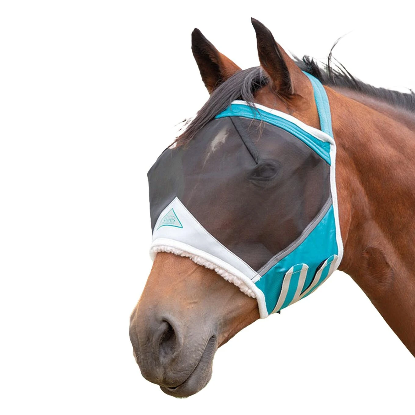 Fine Mesh Earless Horse Fly Mask (Black) 3 Fine Mesh Earless Horse Fly Mask (Black) - Image 3