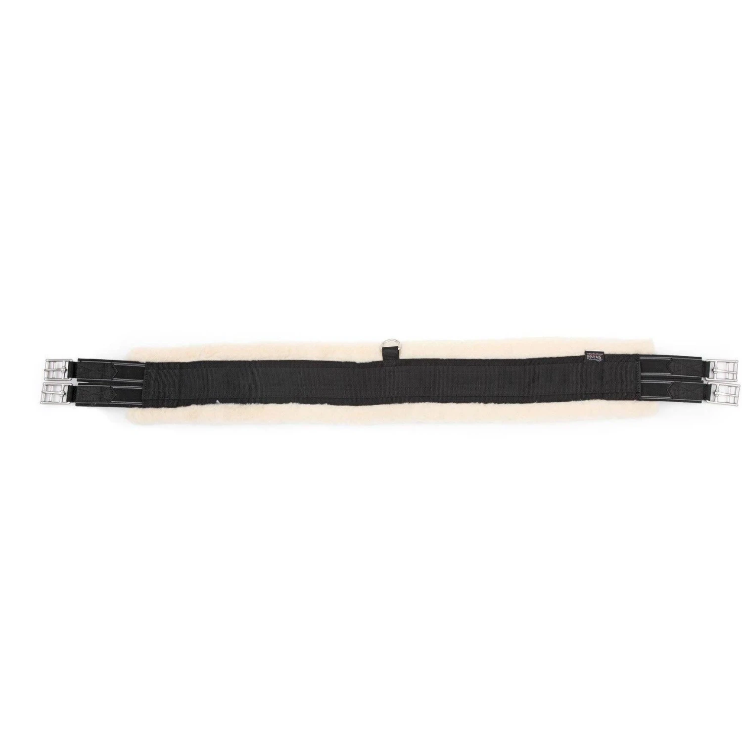 Fleece Lined Horse Girth (Black) 2 Fleece Lined Horse Girth (Black) - Image 2