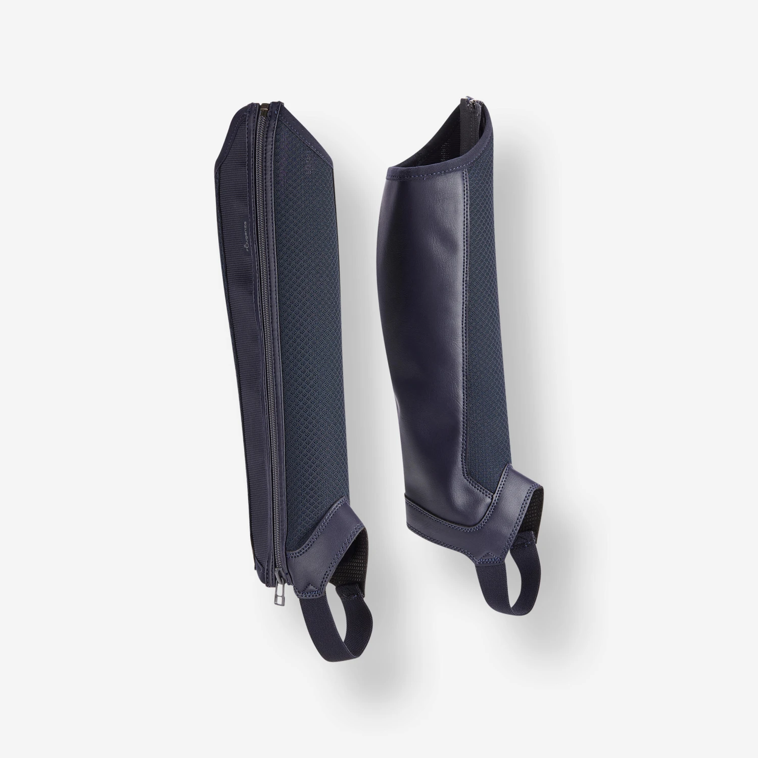 Kids' Horse Riding Mesh Half Chaps 100 2 Kids' Horse Riding Mesh Half Chaps 100 - Image 2