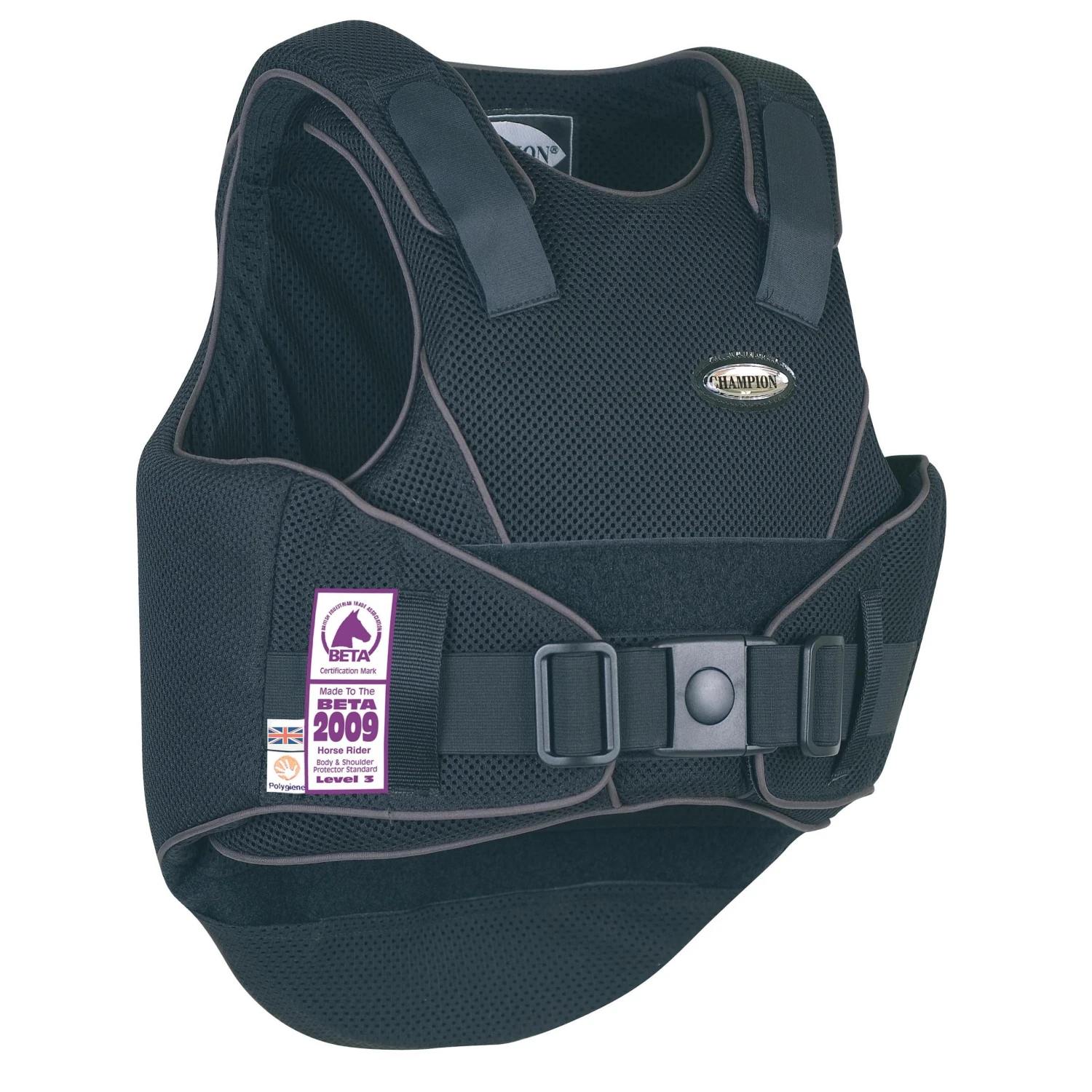 FLEXAIR BODY PROTECTOR JR BLACK GUNMETAL 1 FLEXAIR BODY PROTECTOR JR BLACK GUNMETAL
