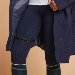 Women's Long Waterproof Horse Riding Jacket -Horse Riding Equipment Store k720bdeed841472f9cf7c3a9d1fafcb53