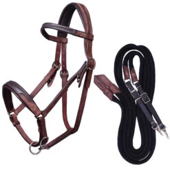Trail Horse Riding Bridle / Halter And Reins Escape - Brown -Horse Riding Equipment Store k7261f8a33955a44f0a3eca63f91364ef