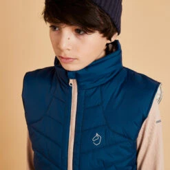 Kids' Warm Padded Horse Riding Gilet 500 -Horse Riding Equipment Store k7454eaefda2d2d55480bc0de9caea40c