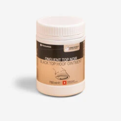 Natural Hoof Grease For Horse And Pony Top Fortifying Ointment 750 Ml - Black