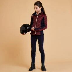 Kids' Horse Riding Bi-Material Warm Fleece 500 -Horse Riding Equipment Store k8221f7ef1cd849736997d93b8e50195b