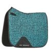 Weatherbeeta Prime Leopard Print Horse Dressage Saddlepad (Turquoise/Black)