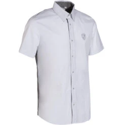 Horse Riding Short-Sleeved Dual-Material Competition Shirt
