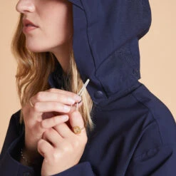 Women's Long Waterproof Horse Riding Jacket -Horse Riding Equipment Store k895421614dbda5e066005662996de323