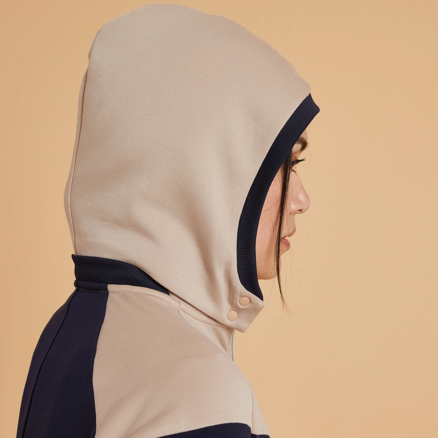 Women's Zipped Horse Riding Sweatshirt 900 6 Women's Zipped Horse Riding Sweatshirt 900 - Image 6