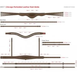 Chicago Breathable Leather Bridle -Horse Riding Equipment Store k9c0da4528877cdf9e8423d45618bef1e