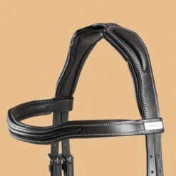 Horse Riding Leather Bridle With French Noseband For Horse & Pony 900 -Horse Riding Equipment Store kad0503540dab84e1f39a61c271806ce2