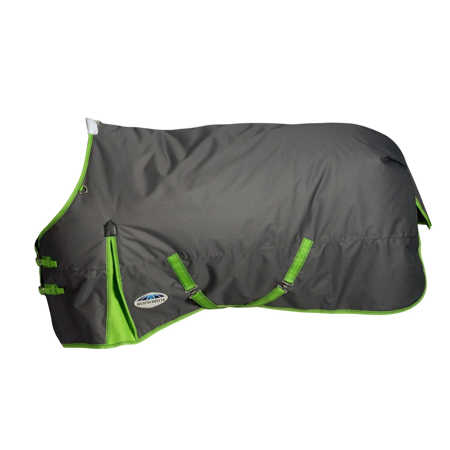 Weatherbeeta Comfitec Essential StandardNeck Midweight Horse Turnout Rug (Grey/Lime) 1 Weatherbeeta Comfitec Essential StandardNeck Midweight Horse Turnout Rug (Grey/Lime)