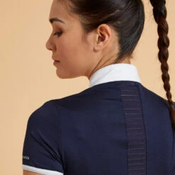 Women's Horse Riding Short-Sleeved Show Polo Shirt 500 -Horse Riding Equipment Store kb17f178a85b7023398fa5039f5f61f63