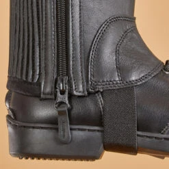 Adult Horse Riding Leather Half-Chaps With Gusset -Horse Riding Equipment Store kb27ebe3a57461171b7389e213562fa0f
