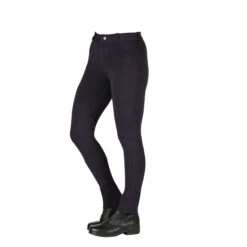 Saxon Womens/Ladies Warm Up Cotton Jodhpurs II (Black)