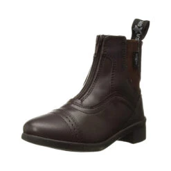 Saxon Childrens/Kids Syntovia Zip Paddock Boots (Black) -Horse Riding Equipment Store kc32f72b780bbdfe37b28e795670387c7