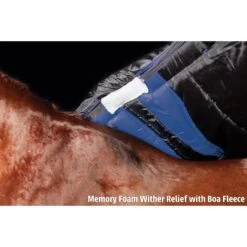 Weatherbeeta Comfitec Medium Ultra Cozi Detachaneck Turnout Rug (Charcoal/Blue/White) 6 Weatherbeeta Comfitec Medium Ultra Cozi Detachaneck Turnout Rug (Charcoal/Blue/White) -Horse Riding Equipment Store kc7320648f89729c0cc579ac8446ae9c4