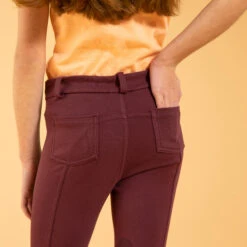 Kids' Horse Riding Suede Patch Jodhpurs 140 -Horse Riding Equipment Store kdb00158ea566d1e2606d468dffa7d351