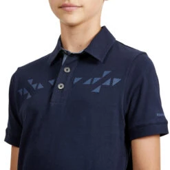 Boys' Horse Riding Short-Sleeved Polo 140 -Horse Riding Equipment Store kdb64922a5468fea85106a5b9fd6b2909