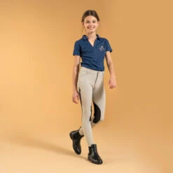 Kids' Horse Riding Lightweight Mesh Jodhpurs With Grippy Suede Patches 500 -Horse Riding Equipment Store keb666f7af80cd5623f486871d18380e8