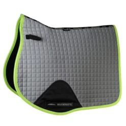 Weatherbeeta Prime Reflective Horse Saddlepad (Silver/Yellow)