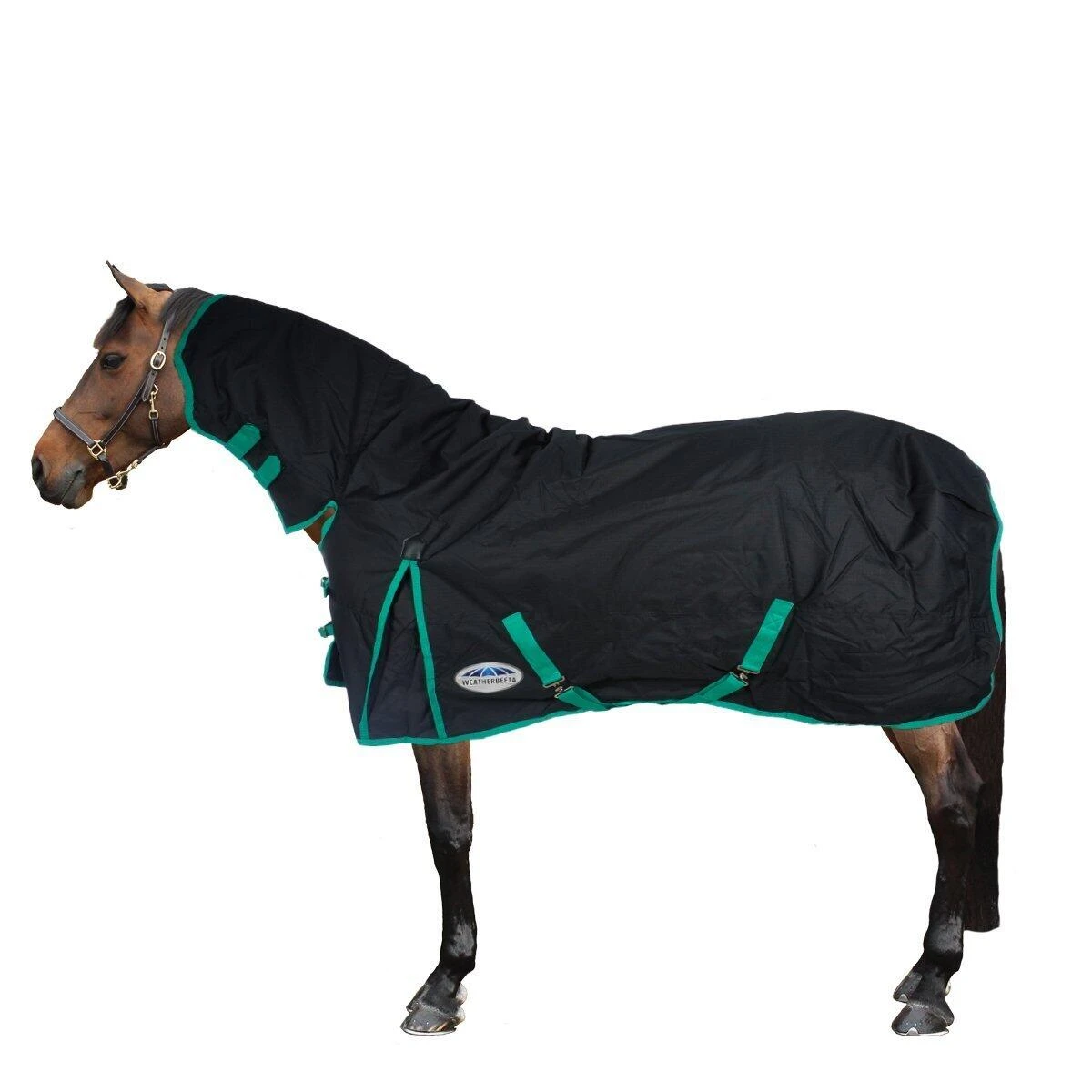 Weatherbeeta Comfitec Classic Standard Neck Medium Turnout Rug (Black/Green) 1 Weatherbeeta Comfitec Classic Standard Neck Medium Turnout Rug (Black/Green)