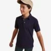 Boys' Horse Riding Short-Sleeved Polo 140
